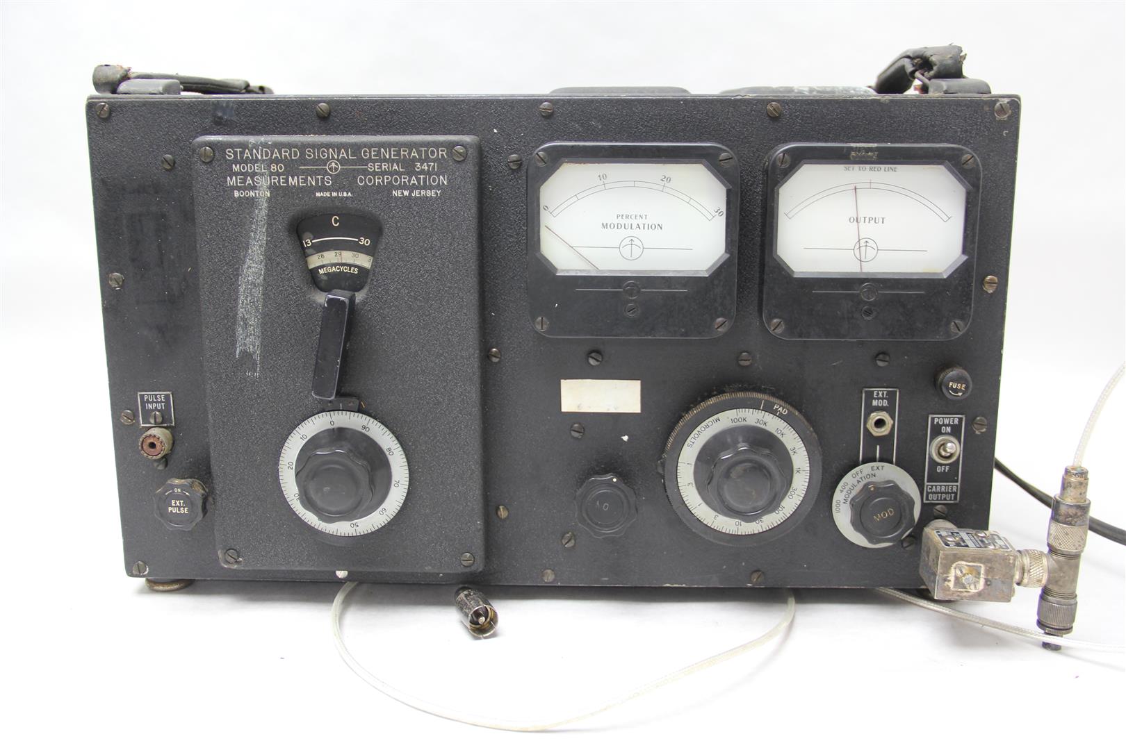 RARE Vintage Western Electric Standard Signal Generator Model 80 For