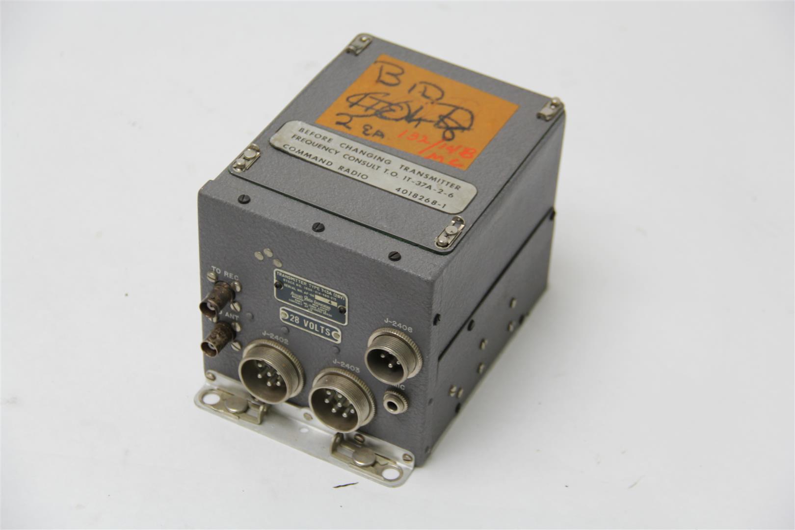 VTG Military Aircraft Radio Corporation VHF Radio Transmitter Type T