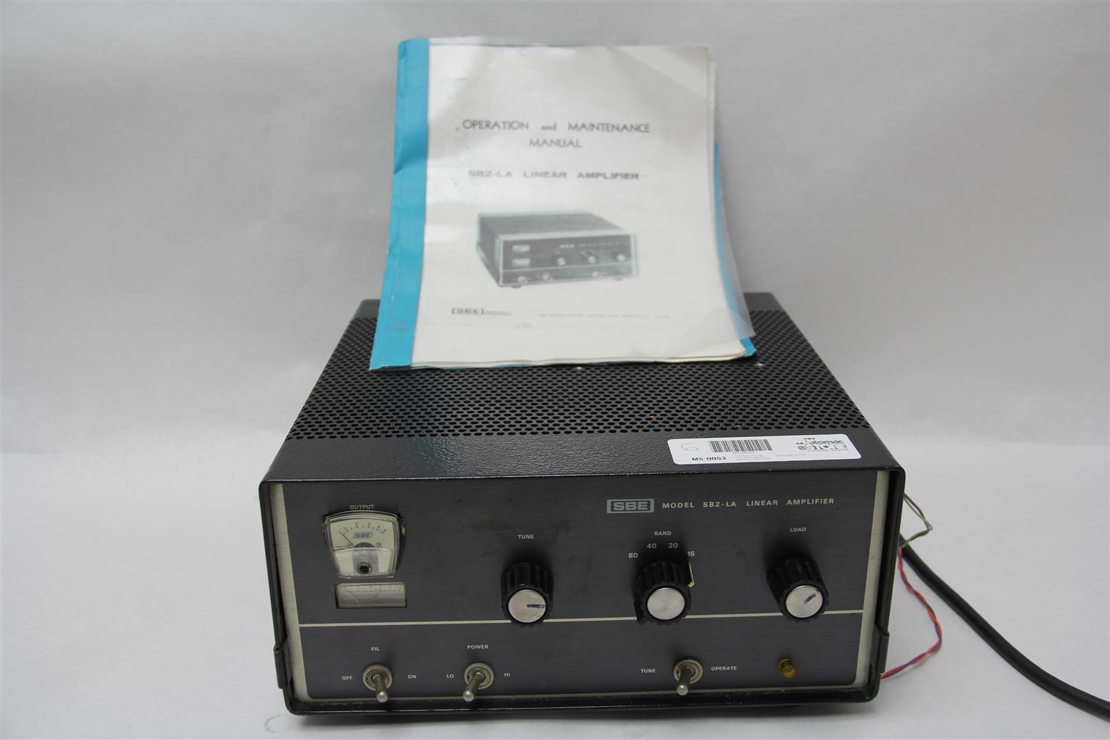 Raytheon SBE SB2LA Linear Amplifier HF 8015M 600W SSB,CW,AM,FM,FSK