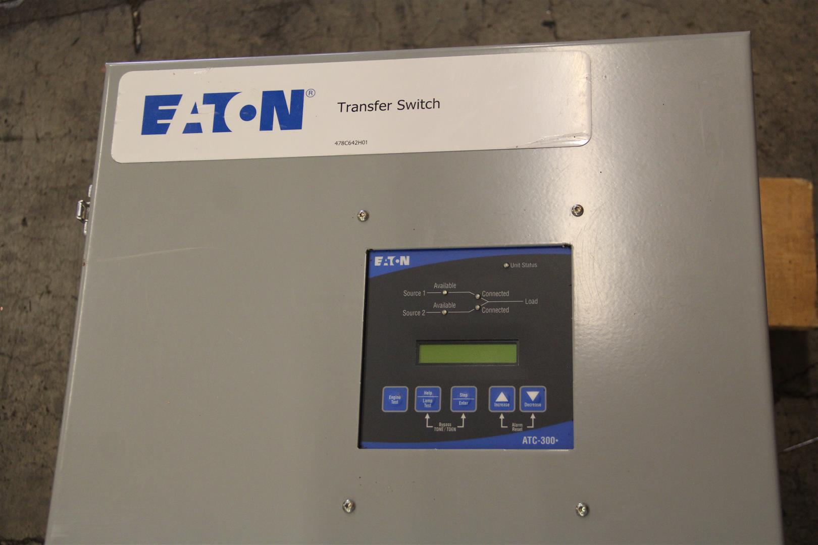 NEW Eaton 480V 200A 3P Auto Transfer Switch ATC300+ Controller