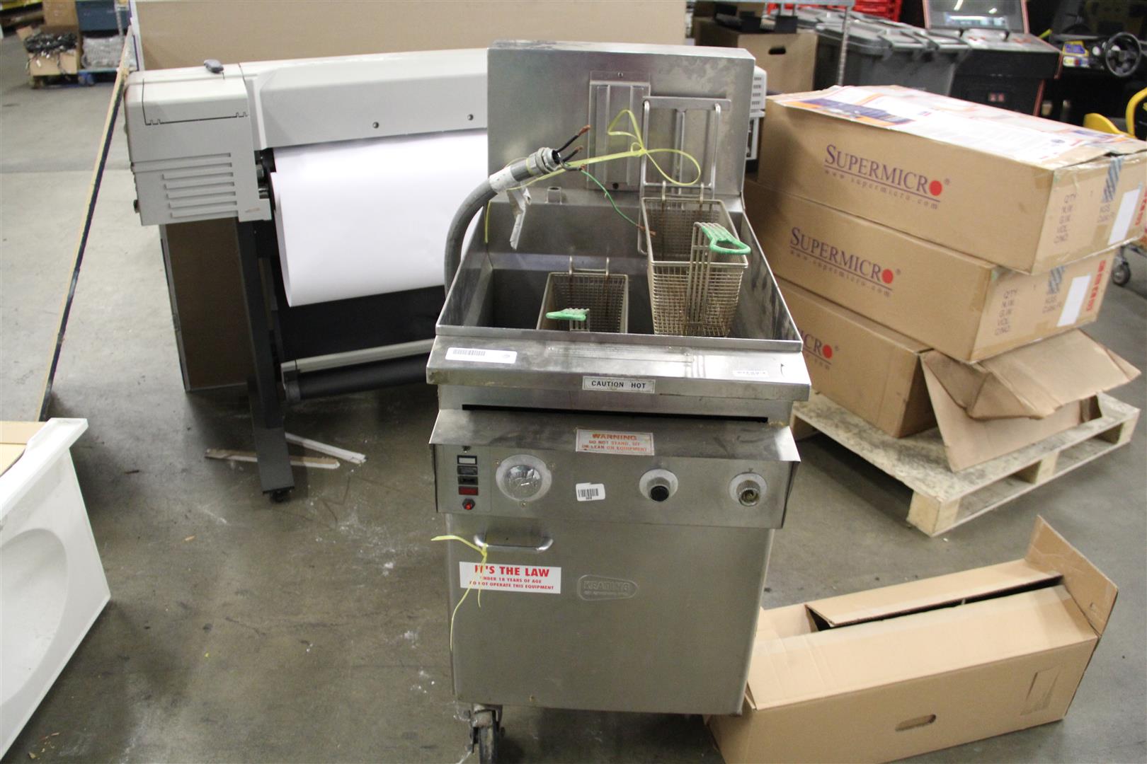 Keating Model 18 TSFM Single Bay 2 Basket Commercial Electric Deep