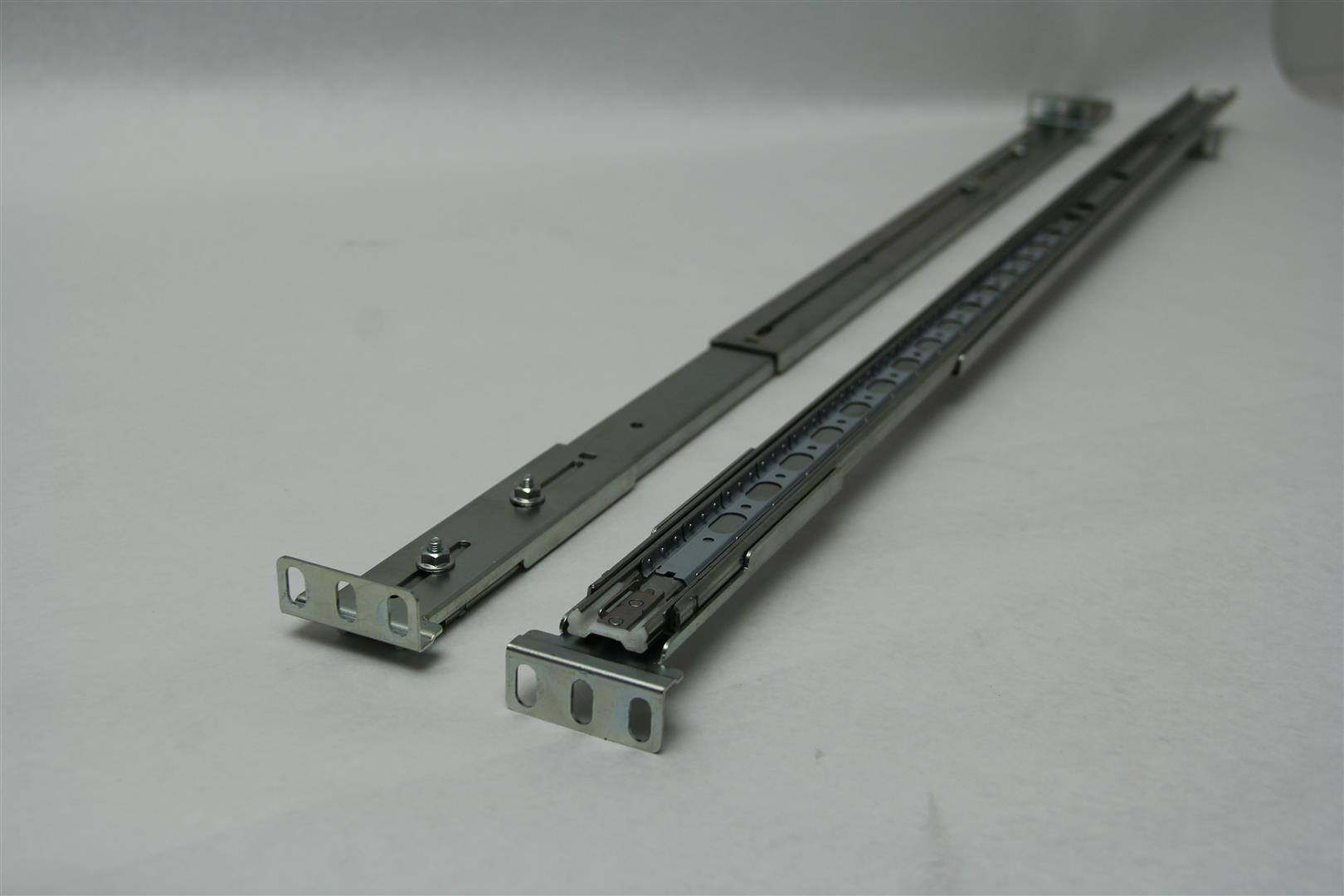 King Slide 33 Inch 1U Server Sliding Rack Rail Kit w/ Mounting