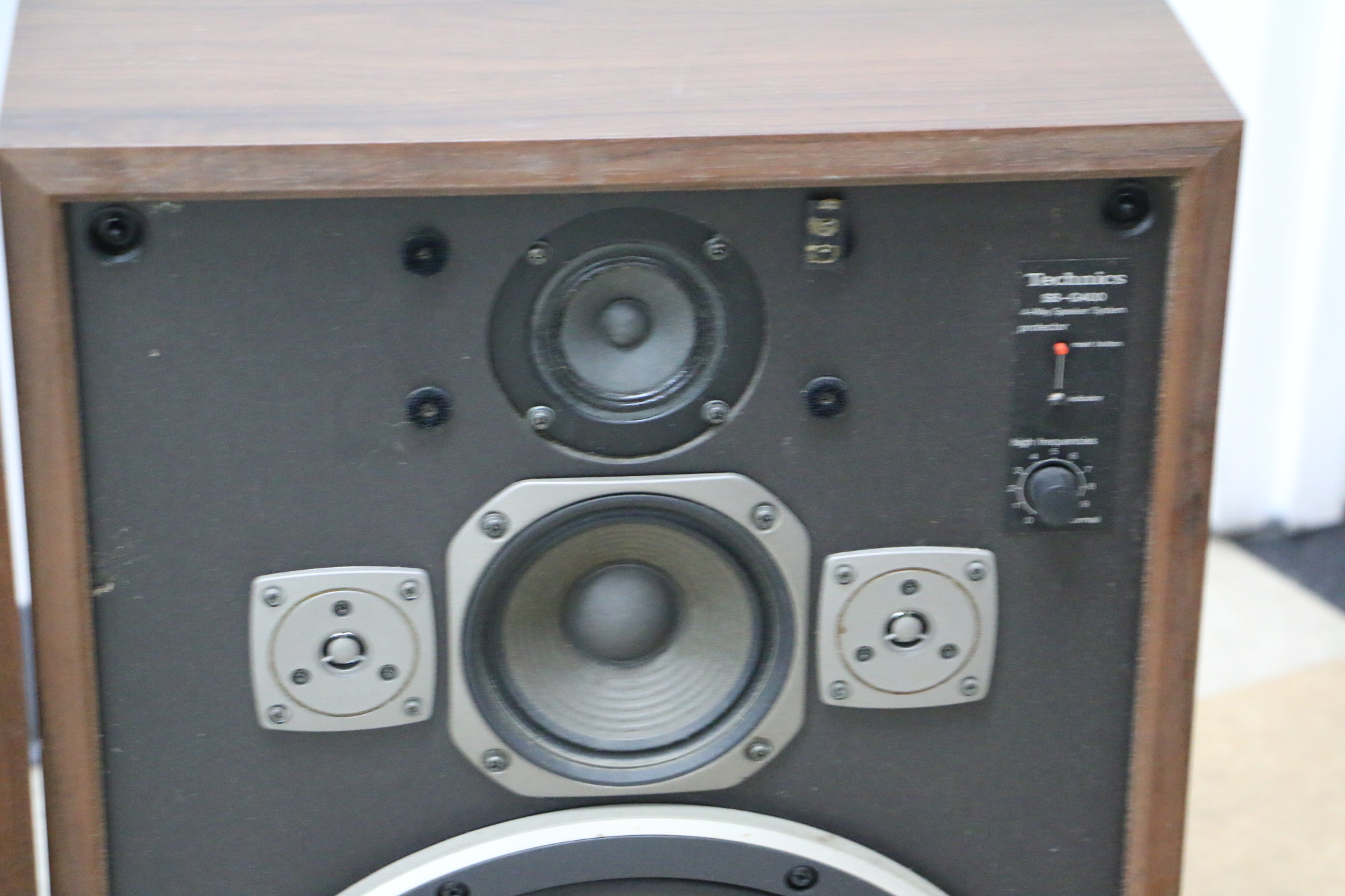 Pair of VINTAGE Technics SBG400 4 Way 200W Floor Standing Speakers TESTED eBay