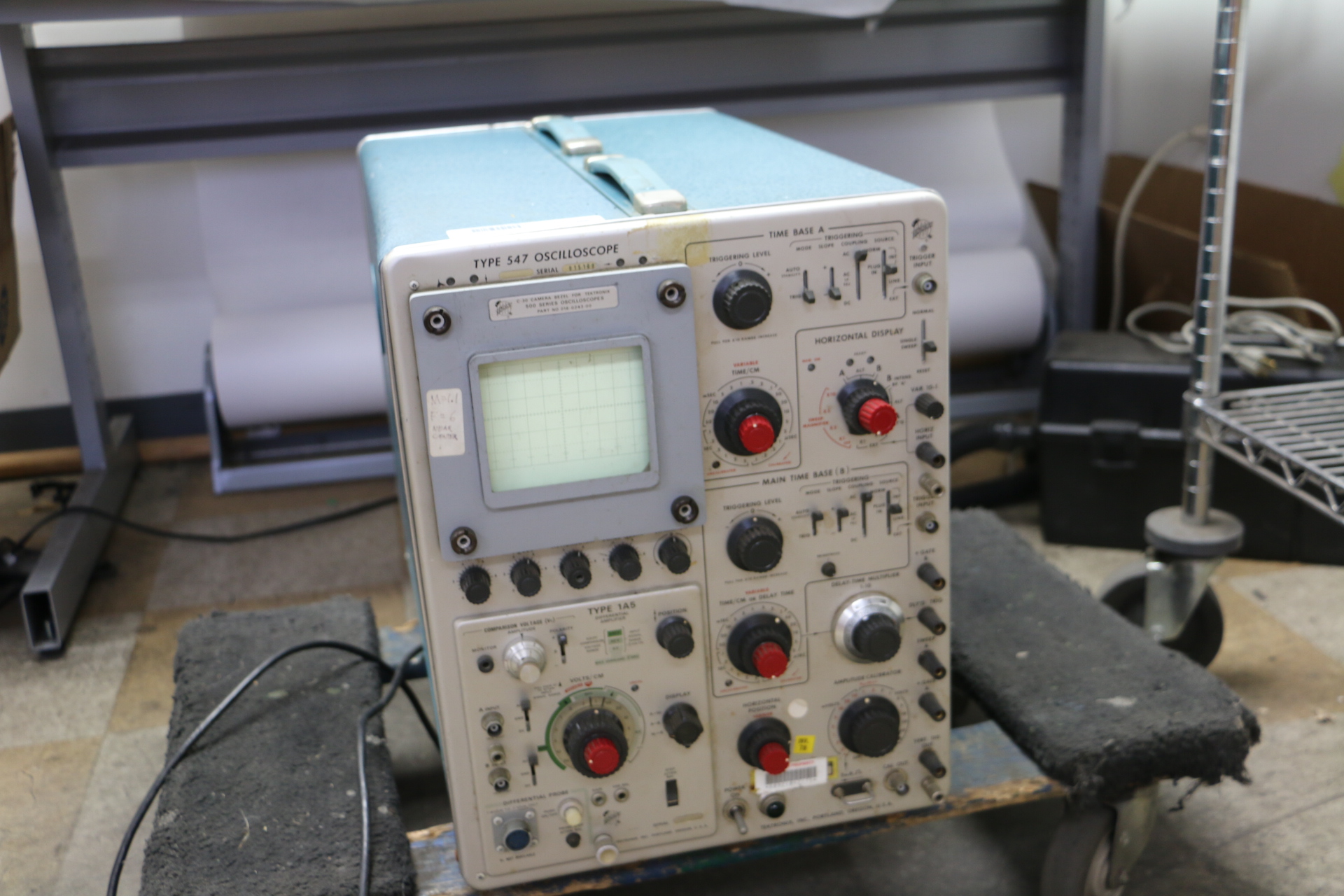 Tektronix Type 547 50MHz Oscilloscope w/Type 1A5 Differential Amplifier