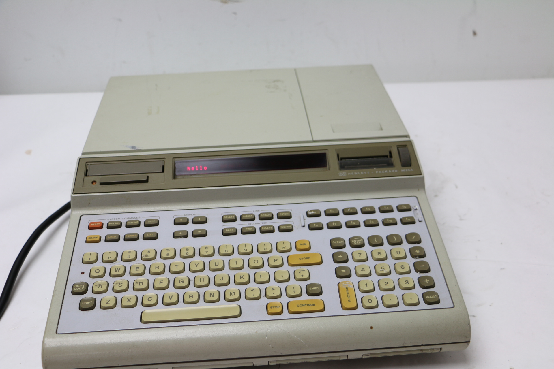 VINTAGE HP 9800 Series 9825A Desktop Algebraic Calculator w/ Tape Drive